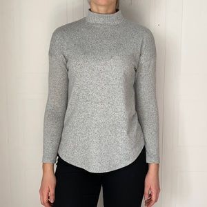 Grey turtleneck